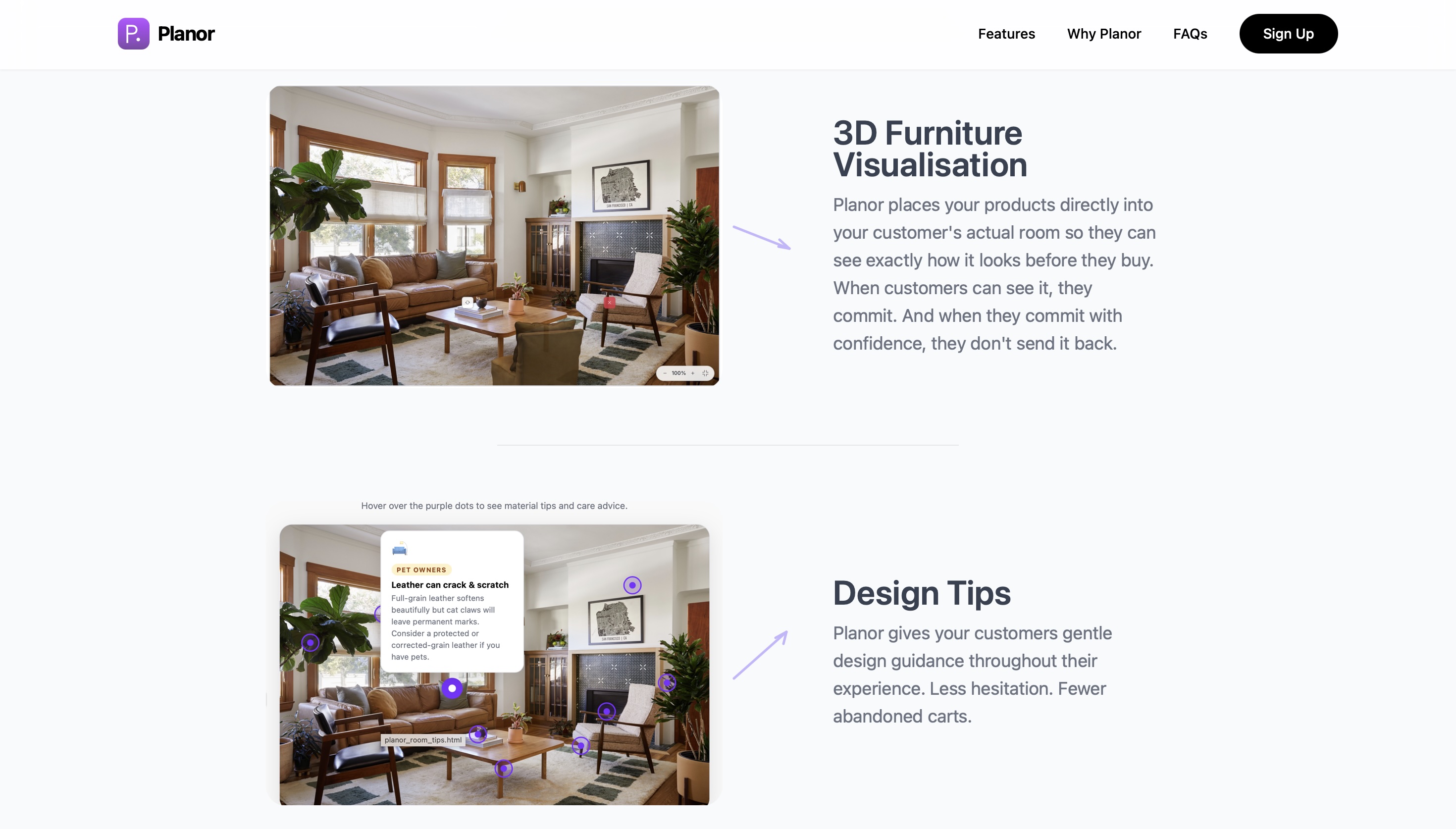 About the tool - Design Tips